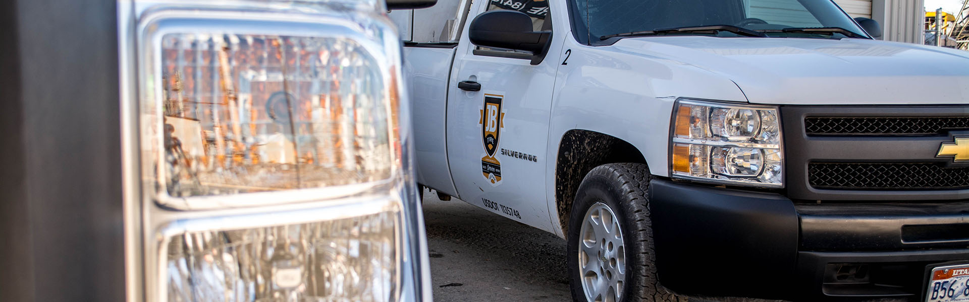 JB Tire Chevrolet Silverado service truck
